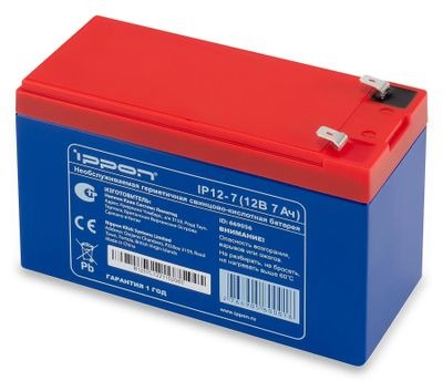 Аккумуляторная батарея для ИБП Ippon IPL12-7 12В, 7Ач