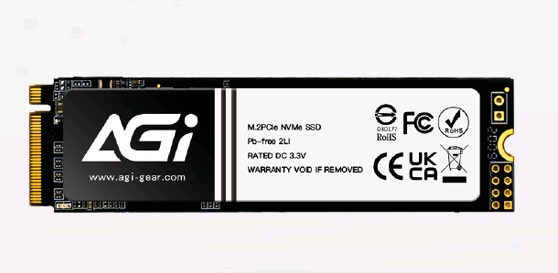 Накопитель SSD AGI M.2 NVMe 2280 AI198 512GB AGI512G16AI198