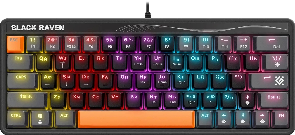 Клавиатура DEFENDER GK-417 черный (45414)