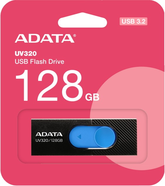 Флэш-накопитель ADATA 128GB AUV320-128G-RBKBL