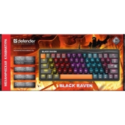 Клавиатура DEFENDER GK-417 черный (45414)