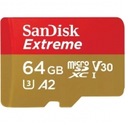 Карта памяти microSDXC Sandisk Extreme UHS-I U3 V30 A2  (170/80 MB/s)