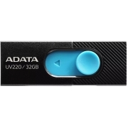Флеш Диск A-Data 32Gb UV220 AUV220-32G-RBKBL USB2.0, черный/синий