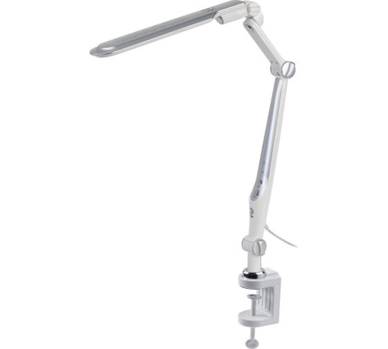 Настольный светодиодный светильник ЭРА NLED-496-12W-S, серебро