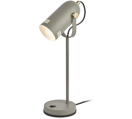 Настольный светильник ЭРА N-117-Е27-40W-GY, серый