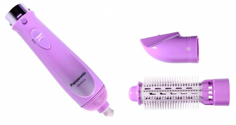 Фен-щетка Panasonic EH-KA22 фиолетовый белый