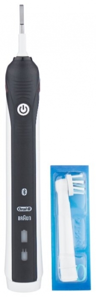 Электрическая зубная щетка Oral-B Smart 4 4900 черный/розовый