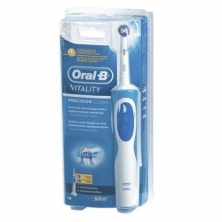 Зубная щетка электрическая Oral-B Vitality Precision Clean белый/синий
