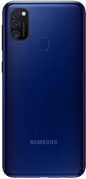 Смартфон Samsung SM-M215F Galaxy M21 64Gb синий моноблок 3G 4G 6.4