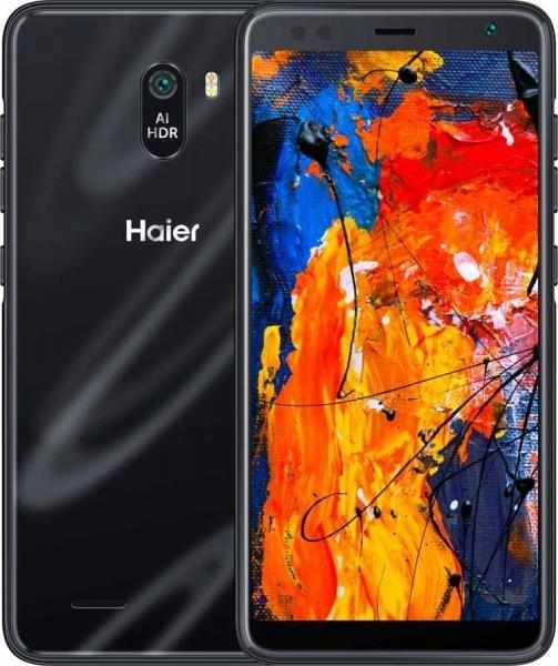Смартфон Haier S5 Silk 16Gb 2Gb черный моноблок 3G 4G 2Sim 5.5