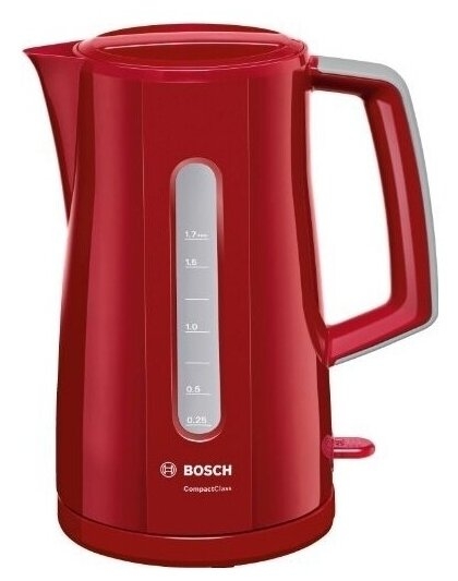 Электрочайник Bosch TWK3A014/1,7 л/красный