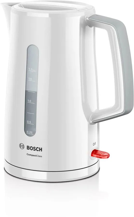 Чайник электрический Bosch TWK3A011 1.7л. 2400Вт, белый 