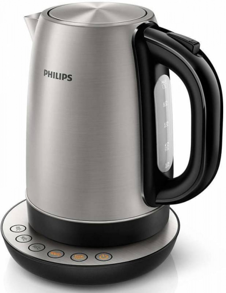 Чайник электрический Philips HD9326/20 серебристый