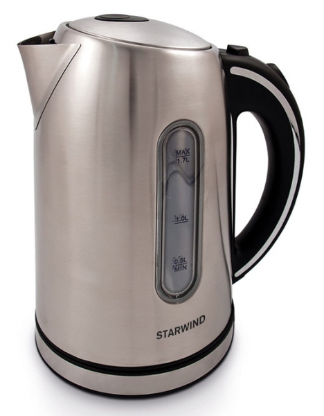 Чайник электрический Starwind SKS4210 серебристый матовый