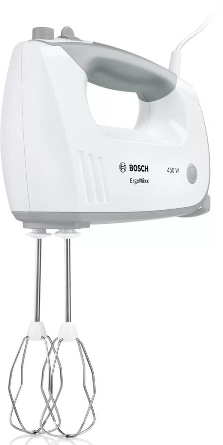 Миксер стационарный Bosch MFQ36460 450Вт, белый/серый