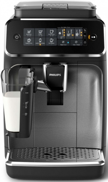 Кофемашина Philips EP3246/70 1450Вт черный/серебристый