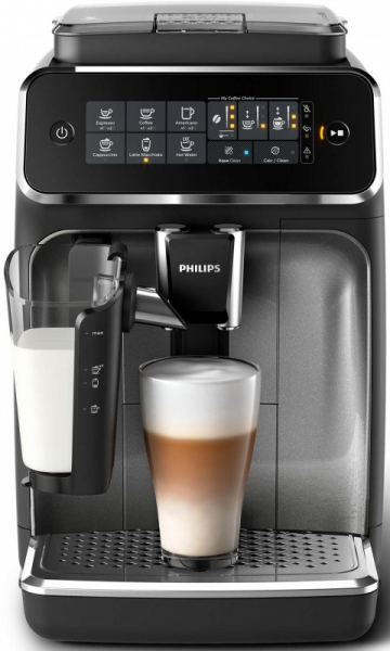 Кофемашина Philips EP3246/70 1450Вт черный/серебристый