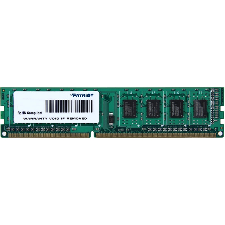Модуль памяти PATRIOT 4GB PC12800 DDR3 (PSD34G160081)