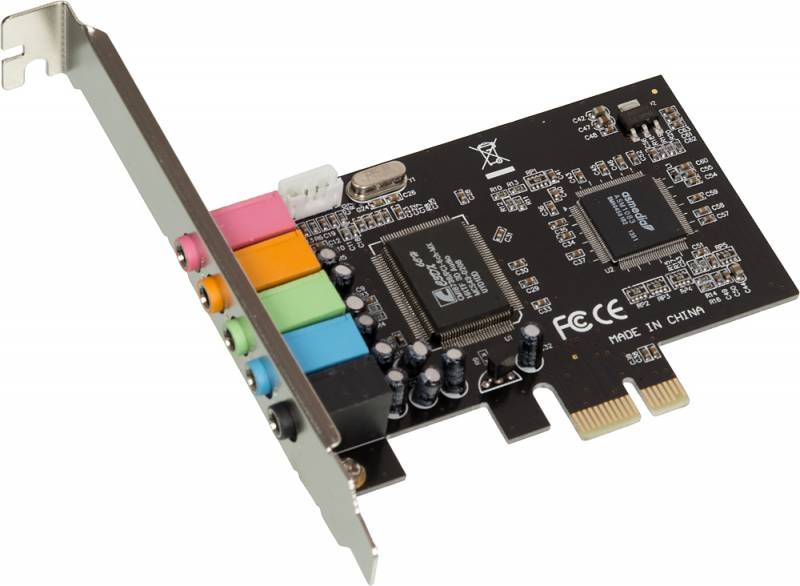 Звуковая карта PCI-E 8738 (C-Media CMI8738-LX) 