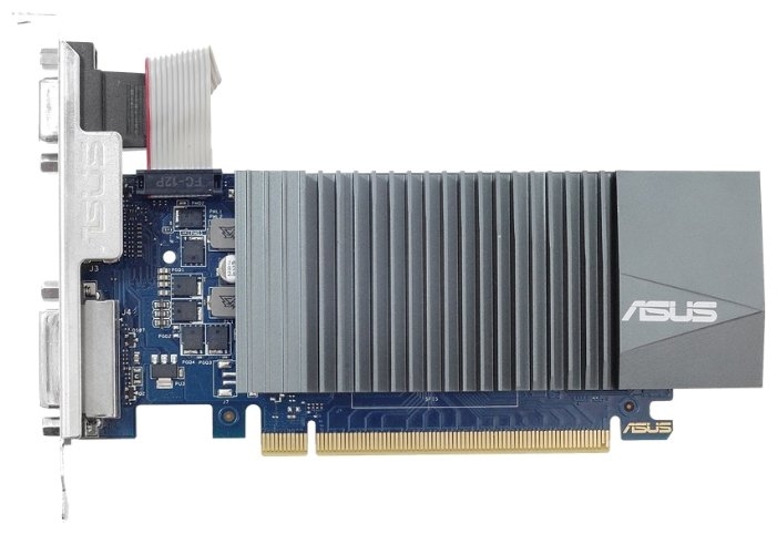 Видеокарта ASUS GeForce GT 710 954Mhz PCI-E 2.0 2048Mb 5012Mhz 64 bit DVI HDMI HDCP