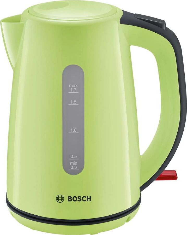 Чайник электрический Bosch TWK7506 1.7л. 2200Вт, зеленый/черный 