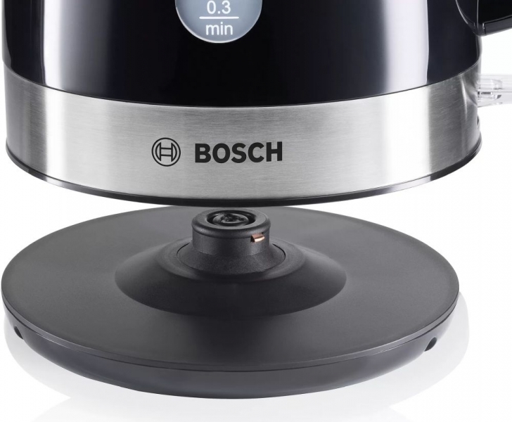 Чайник электрический Bosch TWK7403 черный (корпус: пластик)
