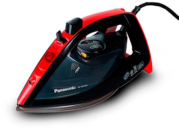 Утюг Panasonic NI-WT960RTW, черный/красный