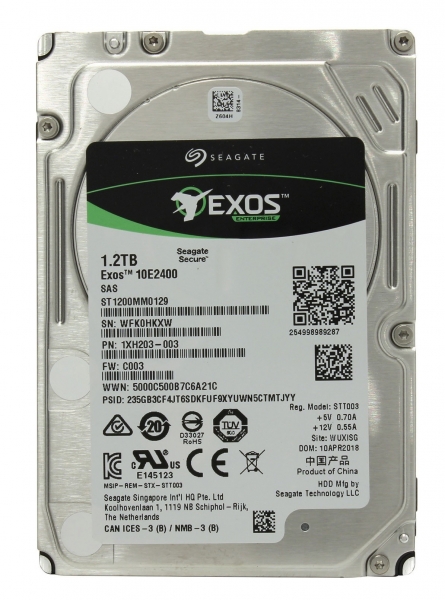 Жесткий диск SuperMicro 1x1200Gb SAS-3 10K для Supermicro HDD-2A1200-ST1200MM0129 Hot Swapp 2.5