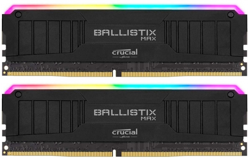 Оперативная память Crucial Ballistix Max RGB Black DDR4 16Gb (2x8Gb) 4000MHz (BLM2K8G40C18U4BL)