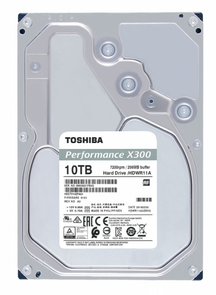 Жесткий диск Toshiba X300 10Tb (HDWR11AUZSVA)