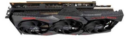 Видеокарта Asus PCI-E 4.0 ROG-STRIX-RX5700XT-O8G-GAMING AMD Radeon RX 5700XT 8192Mb 256bit GDDR6 1840/14000/HDMIx1/DPx3/HDCP Ret