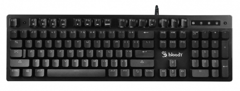 Клавиатура A4 Bloody B500N Neon, черный