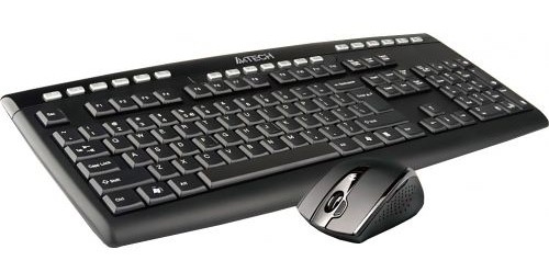 Клавиатура и мышь A4Tech 9200F, черный