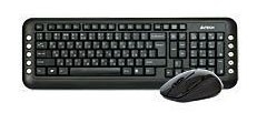 Клавиатура и мышь A4Tech 7200N, черный