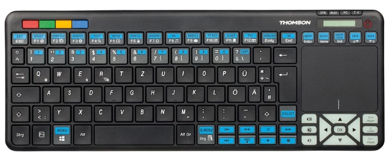 Клавиатура Thomson ROC3506 LG Black USB (R1132699)