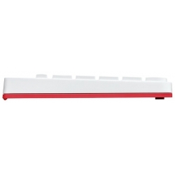 Комплект (клавиатура+мышь) Logitech MK240 Nano, белый / красный (920-008212)