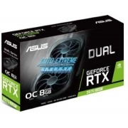 Видеокарта Asus PCI-E DUAL-RTX2070S-O8G-EVO nVidia GeForce RTX 2070SUPER 8192Mb 256bit GDDR6 1605/14000/HDMIx1/DPx3/HDCP Ret