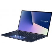 Ноутбук Asus Zenbook UX434FL-A6006T Core i5 8265U/8Gb/SSD512Gb/nVidia GeForce MX250 2Gb/14"/IPS/FHD (1920x1080)/Windows 10/blue/WiFi/BT/Cam/Bag