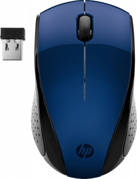 Мышь HP Wireless 220 синий оптическая (1200dpi) беспроводная USB