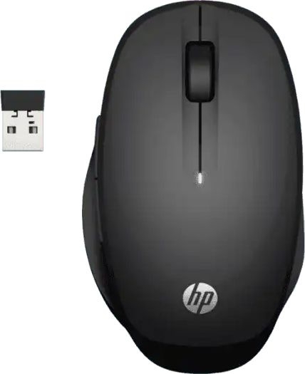 Мышь HP Dual Mode Black Mouse черный оптическая беспроводная BT/Radio USB (4but)
