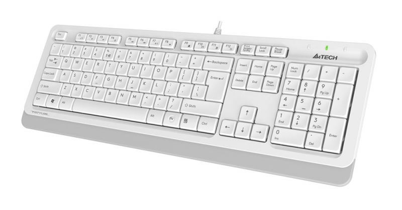 Клавиатура A4Tech Fstyler FK10, белый