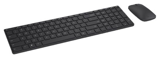 Клавиатура и мышь Microsoft Designer Bluetooth Desktop, черный (7N9-00018)