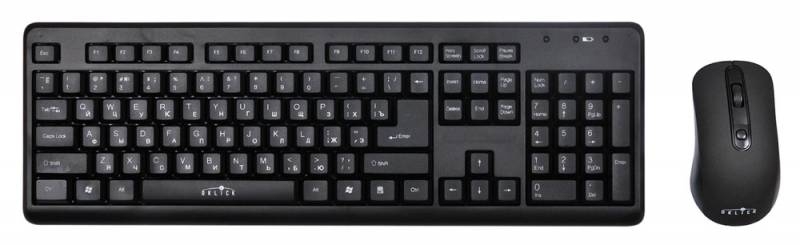 Клавиатура + мышь Oklick 270 M, черный (337455)