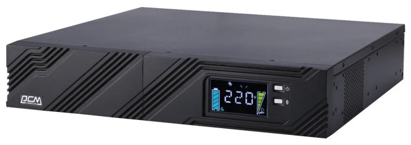 Источник бесперебойного питания Powercom SMART KING PRO+ (SPR-1000 LCD) 1000 VA / 800 W