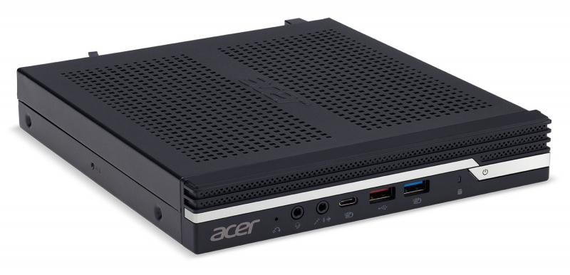 Неттоп Acer Veriton N4660G P G5420/4Gb/SSD64Gb/UHDG 610/Windows 10 Professional/GbitEth/WiFi/BT/65W/клавиатура/мышь/черный