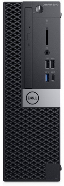 ПК Dell Optiplex 5070 SFF i7 9700 (3)/8Gb/SSD256Gb/UHDG 630/DVDRW/Windows 10 Professional/GbitEth/клавиатура/мышь/черный