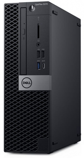 ПК Dell Optiplex 5070 SFF i7 9700 (3)/8Gb/SSD512Gb/UHDG 630/DVDRW/Windows 10 Professional/GbitEth/клавиатура/мышь/черный