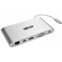 Зарядное устройство Tripplite U442-DOCK1 USB-C DocSt HDMI/VGA/mDP/USB-A/Eth SD 3.5mm PD
