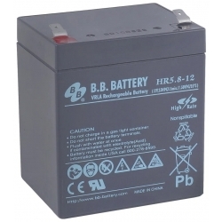 Батарея для ИБП BB HR 5.8-12 12В 5.8Ач, черный