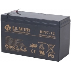 Батарея для ИБП BB BPS 7-12 12В 7Ач, черный